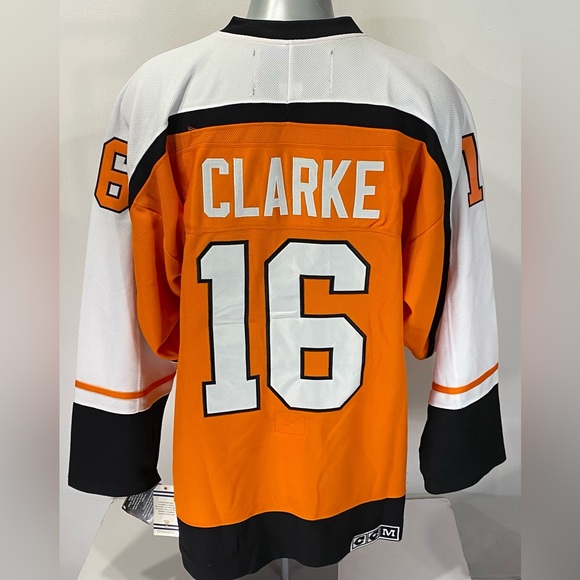 Bobby Clarke Philadelphia flyers CCM Jersey Size 54 - New - Picture 1 of 8